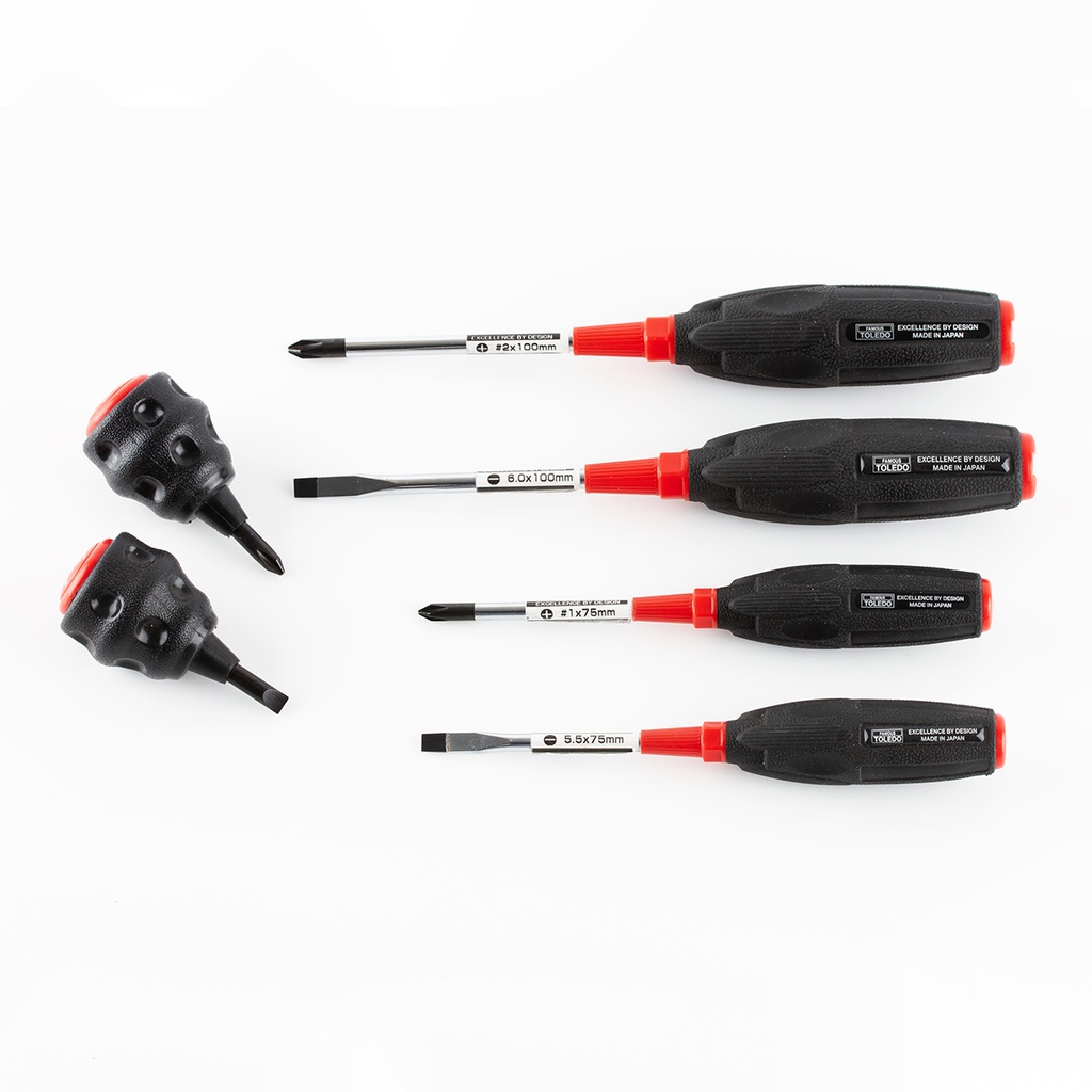 [180-321993] TOLEDO ERGO LINE SCREWDRIVER SET 6PC