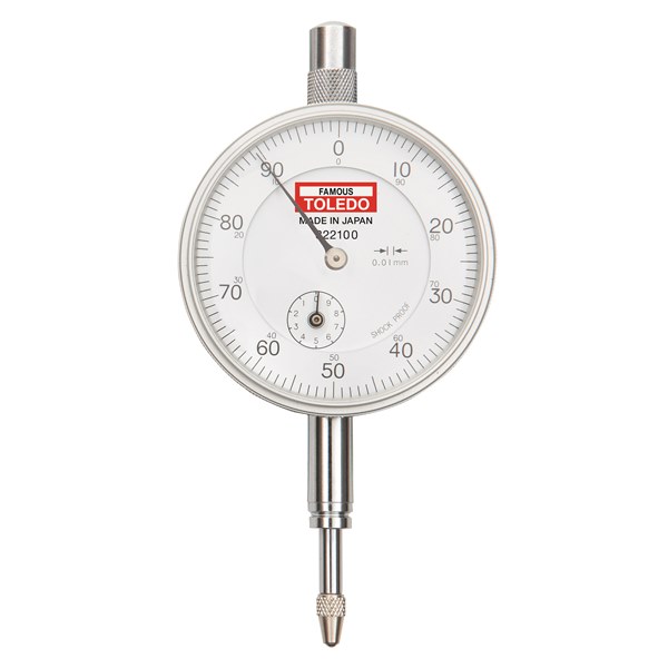 322100 Metric Analogue Dial Gauge - 0.01x10mm