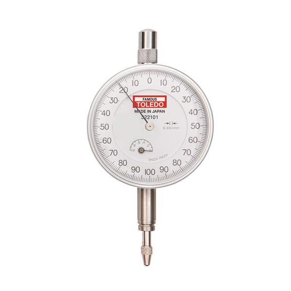 322101 Metric Analogue Dial Gauge - 0.001x1mm