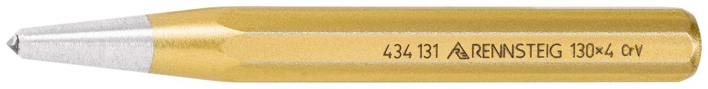 [180-434131] Centre Punch with hard metal tip | 434 131 0 - Rennsteig