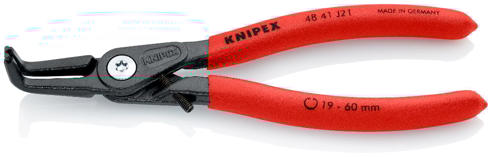KNIPEX PREC INT CIRCLIP PL BENT 165MM-AF