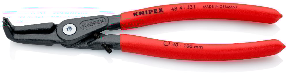 KNIPEX PREC INT CIRCLIP PL BENT 210MM-AF