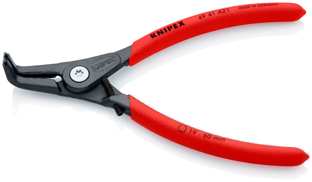 KNIPEX PREC EXT CIRCLIP PL BENT 165MM-AF