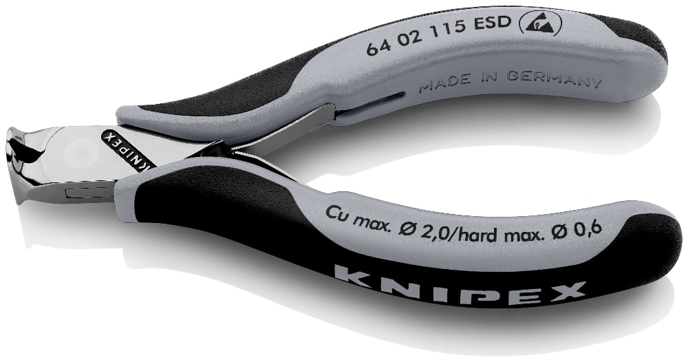 KNIPEX ELECT END CUTTNG NIPPER ESD (AF)