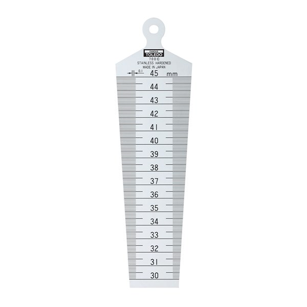 700C Taper Gauge - With Hanger Hole 30 - 45mm