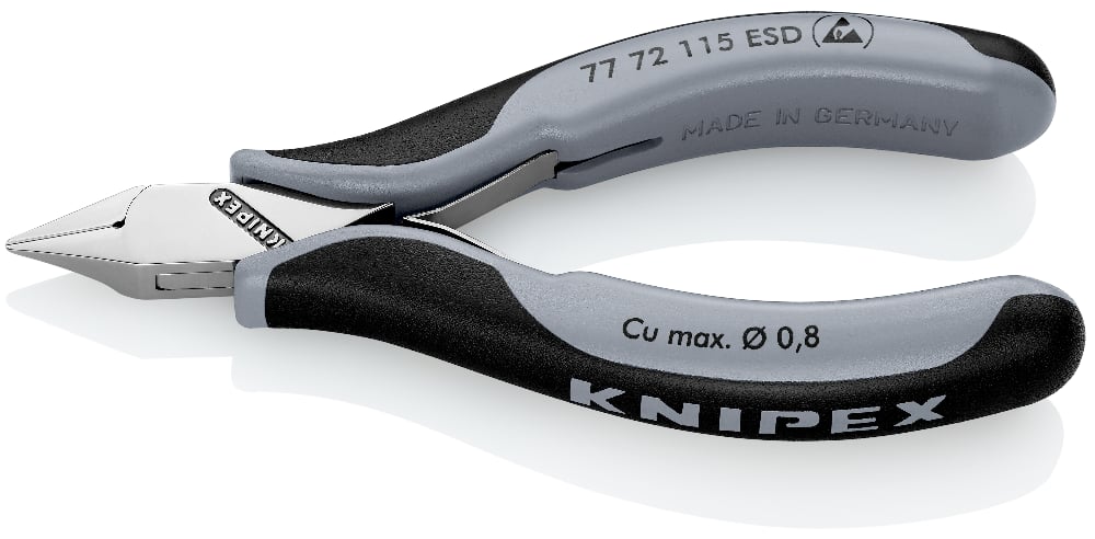 KNIPEX ELECT DIAG CUTTER ESD 115MM (AF)