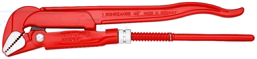 KNIPEX PIPE WRENCH ANG 45 DEG 320MM (AF)