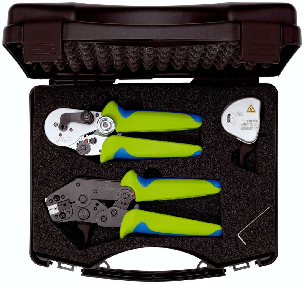 Tool Set for polymer optical fibre and MOST system connectors | 8712 1000 61 - Rennsteig