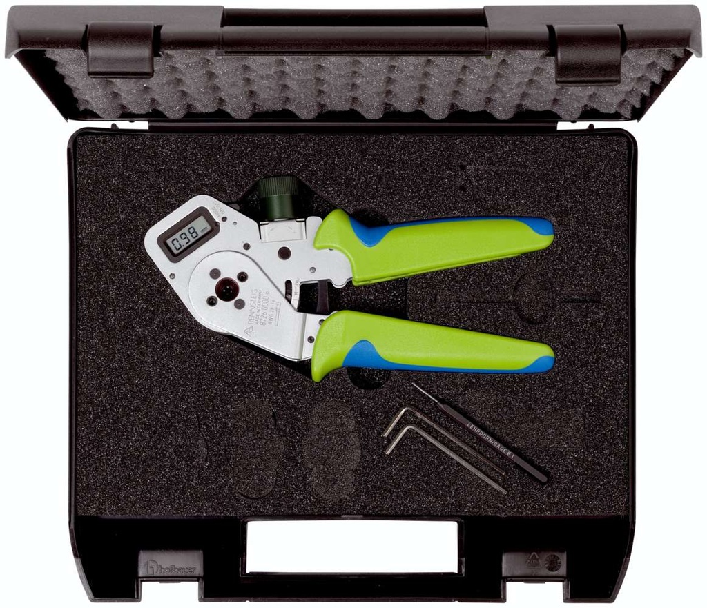 [180-8726000061AF] 4/8-Indent Crimping Tool DigiCrimp for Aviation Contacts | 8726 0000 61 - Rennsteig