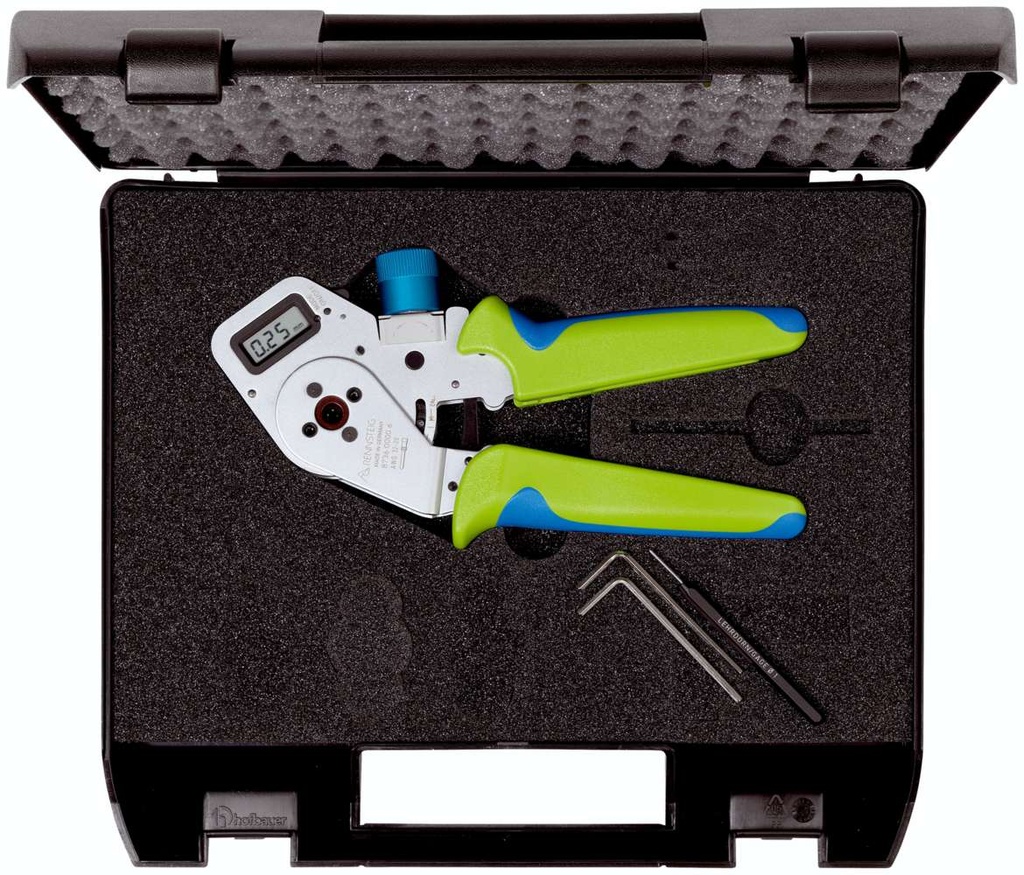 [180-8736000061AF] 4/8-Indent Crimping Tool DigiCrimp for Aviation Contacts | 8736 0000 61 - Rennsteig