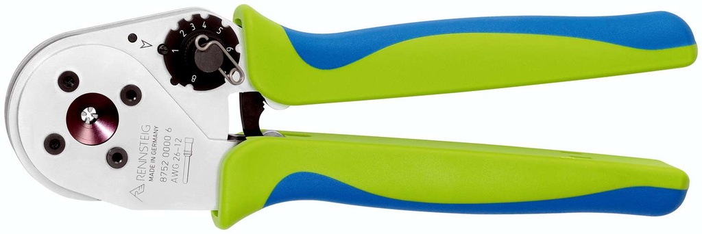 [180-875200006AF] SelectorCrimp 4/8 indent crimping tool for aviation contacts | 8752 0000 6 - Rennsteig