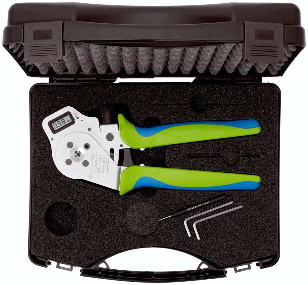 4/8 Indent crimping tool DigiCrimp® for industrial contacts | 8763 0401 61 - Rennsteig