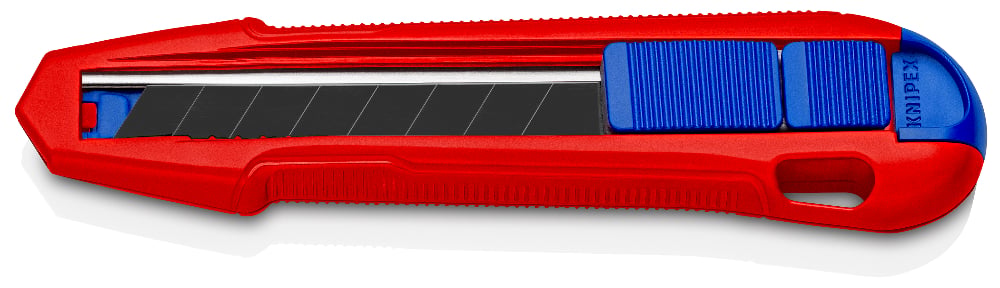 [180-9010165BK] KNIPEX CUTIX RETRACTABLE KNIFE 165MM