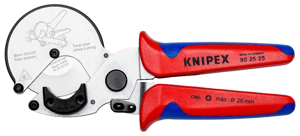 [180-902525] KNIPEX PIPE CUTTER COMP/PLAST PIPE (AF)
