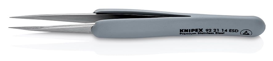 KNIPEX PRECISION TWEEZERS ESD 130MM (AF)