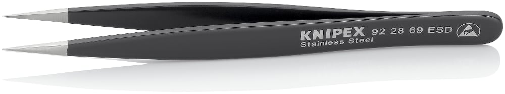KNIPEX PRECISION TWEEZERS ESD 130MM (AF)