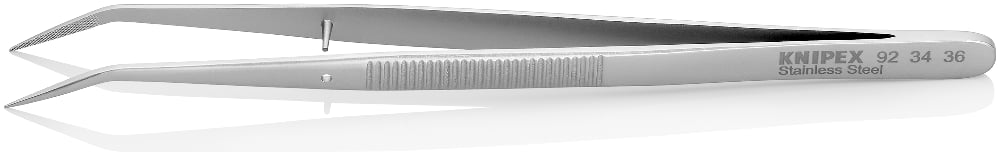 [180-923436] KNIPEX PRECISION TWEEZER 45 DEG 155MM