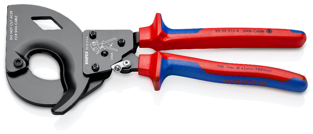 KNIPEX CABLE CUTTER FOR SWA CABLE  315M