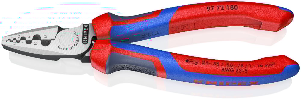 KNIPEX CRIMPING PLIER FOR END SLEEVES-AF