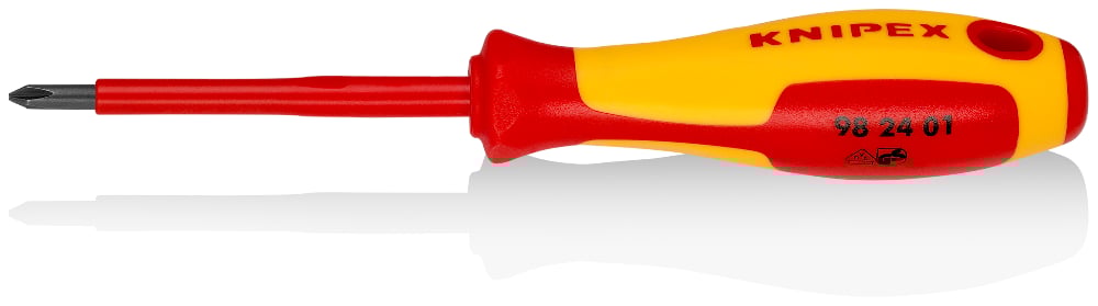 [180-982401] KNIPEX 1000V  VDE S/DRIVER PH1 X 80MM