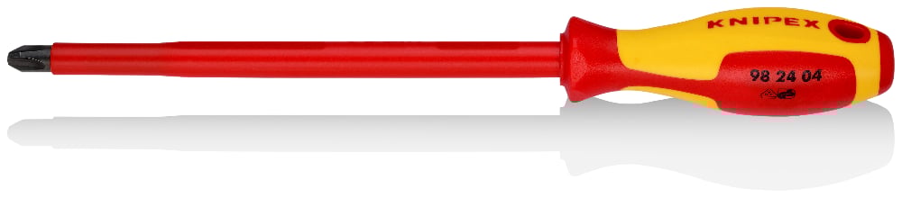 [180-982404] KNIPEX 1000V PH4 X 200MM SCREWDRIVER