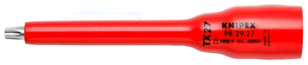 KNIPEX 1000V 3/8" SQ DR SOCKET TX27 (AF)