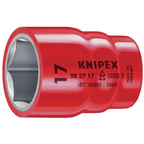 KNIPEX 1000V HEX SOCKET 3/8 Inch DR (1/2)AF