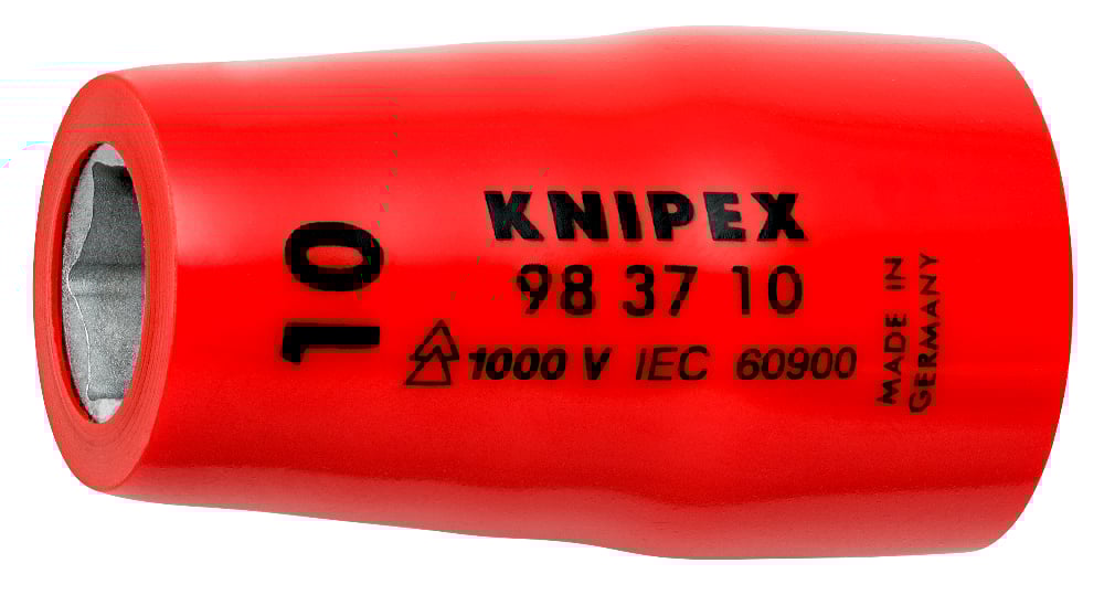 KNIPEX 1000V HEX SOCKET 3/8IN DR (10MM)