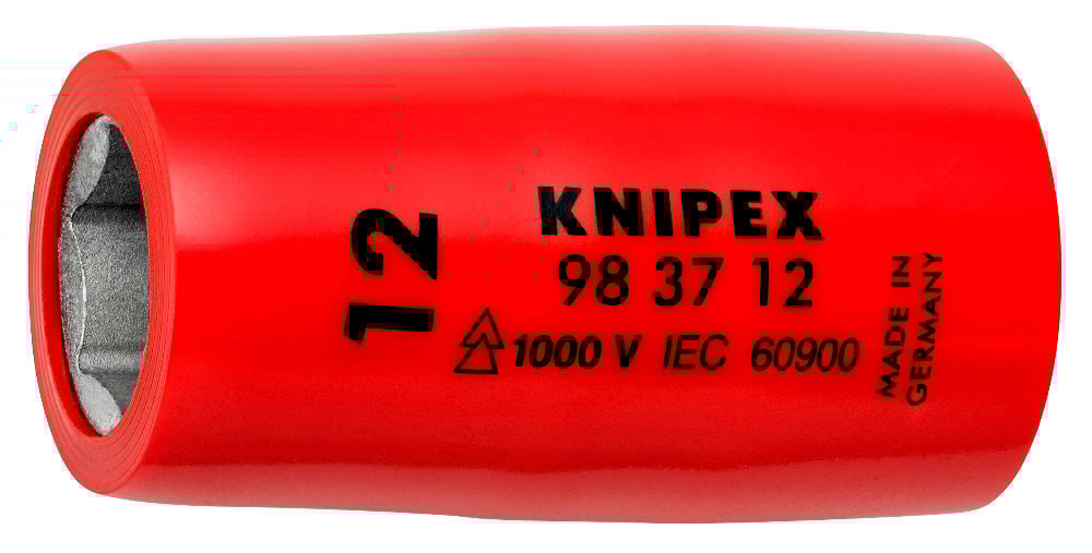 KNIPEX 1000V HEX SOCKET 3/8IN DR (12MM)