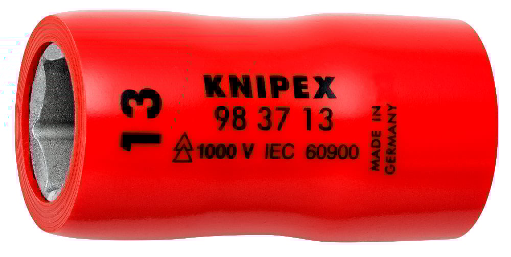 KNIPEX 1000V HEX SOCKET 3/8 Inch DR (13MM)