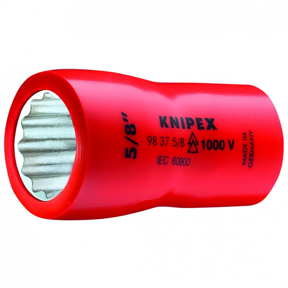 KNIPEX 1000V HEX SOCKET 3/8 Inch DR (7/16)