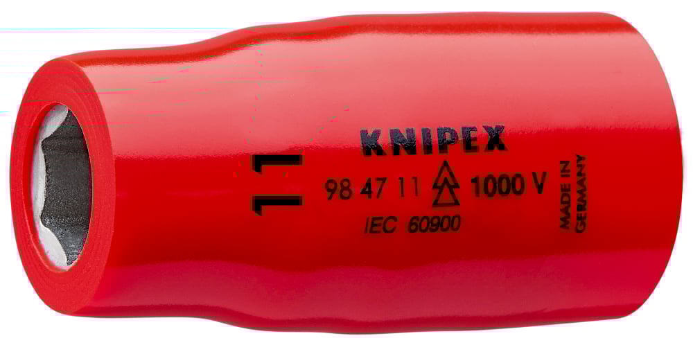 KNIPEX 1000V HEX SOCKET 1/2IN DR (11MM)