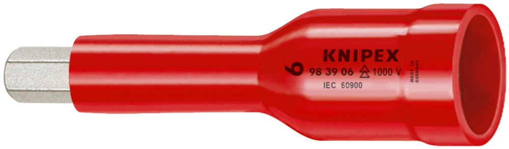 KNIPEX 1000V HEX SOCKET 1/2IN DR. 5MM-AF