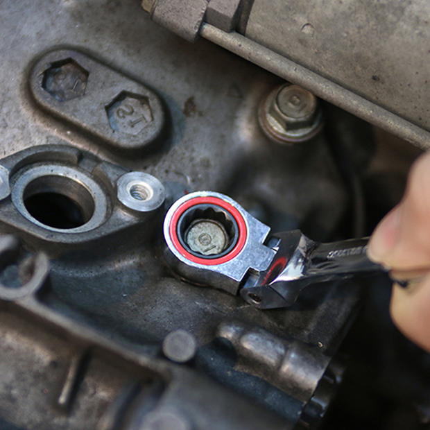 RATCHET WRENCH SET STUBBY METRIC 8PC