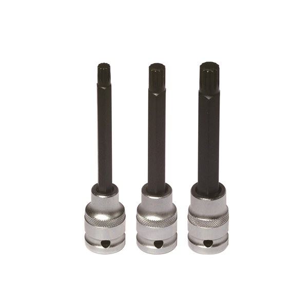 FRONT FORK SPLINE BIT SOCKET SET 3PC