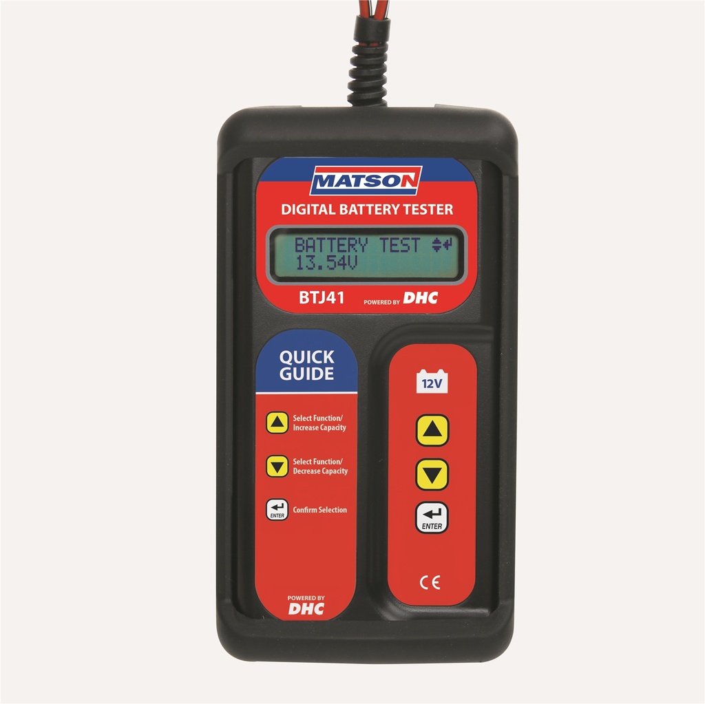 BTJ41 DIGITAL STORAGE BATTERY TESTER