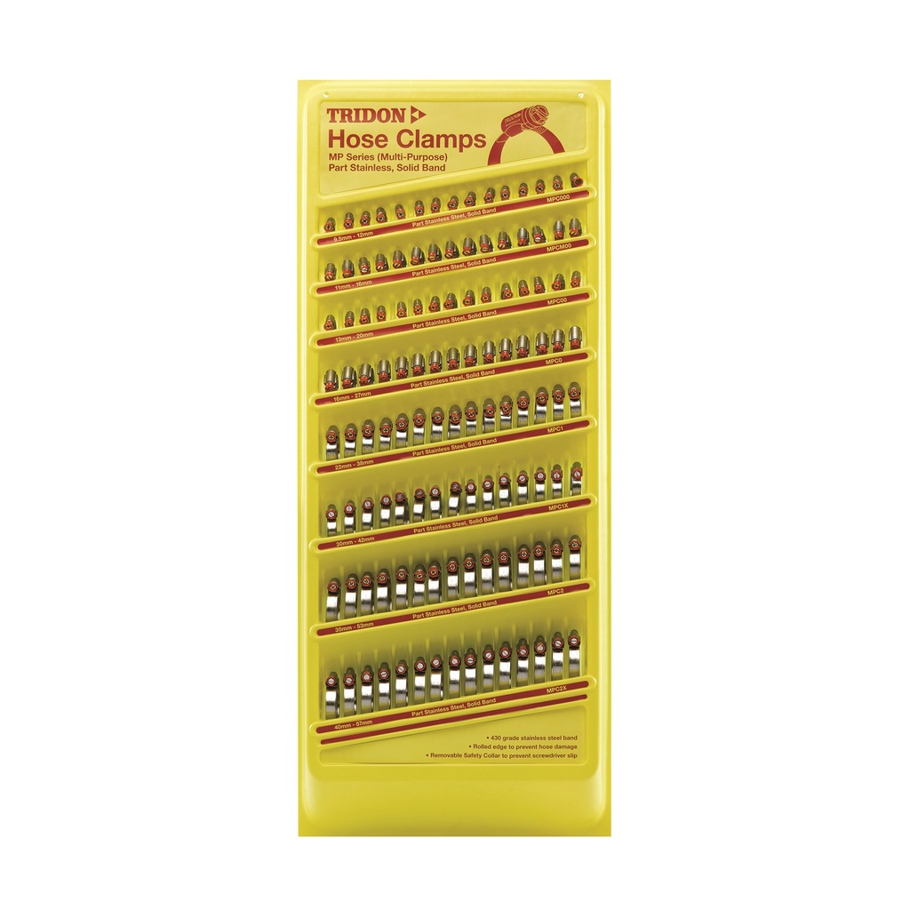 CM4MP Clamp Merchandiser - Part Stainless Steel Multipurpose