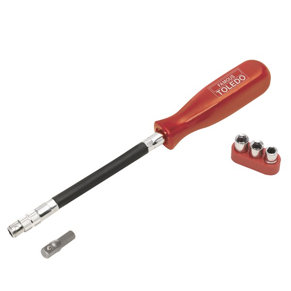 [180-CND-1] TOLEDO HOSE NUT DRIVER 150MM WITH SKT AD