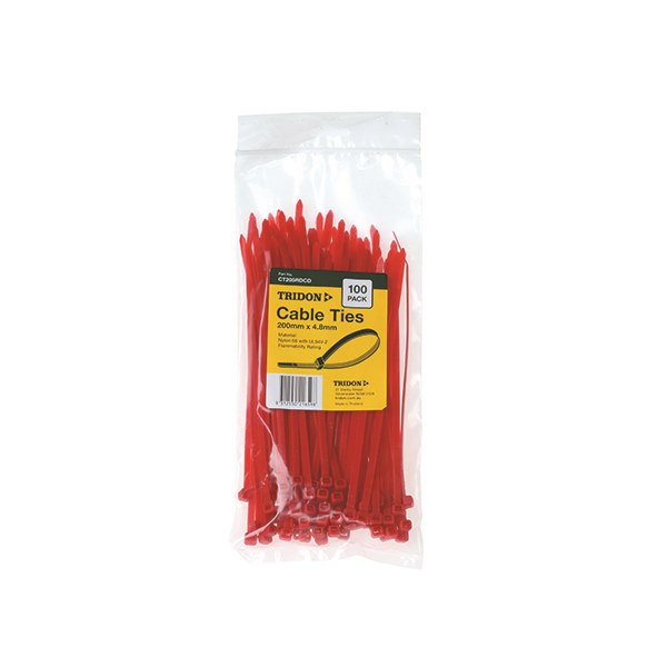 CT205RDCD Cable Tie Red