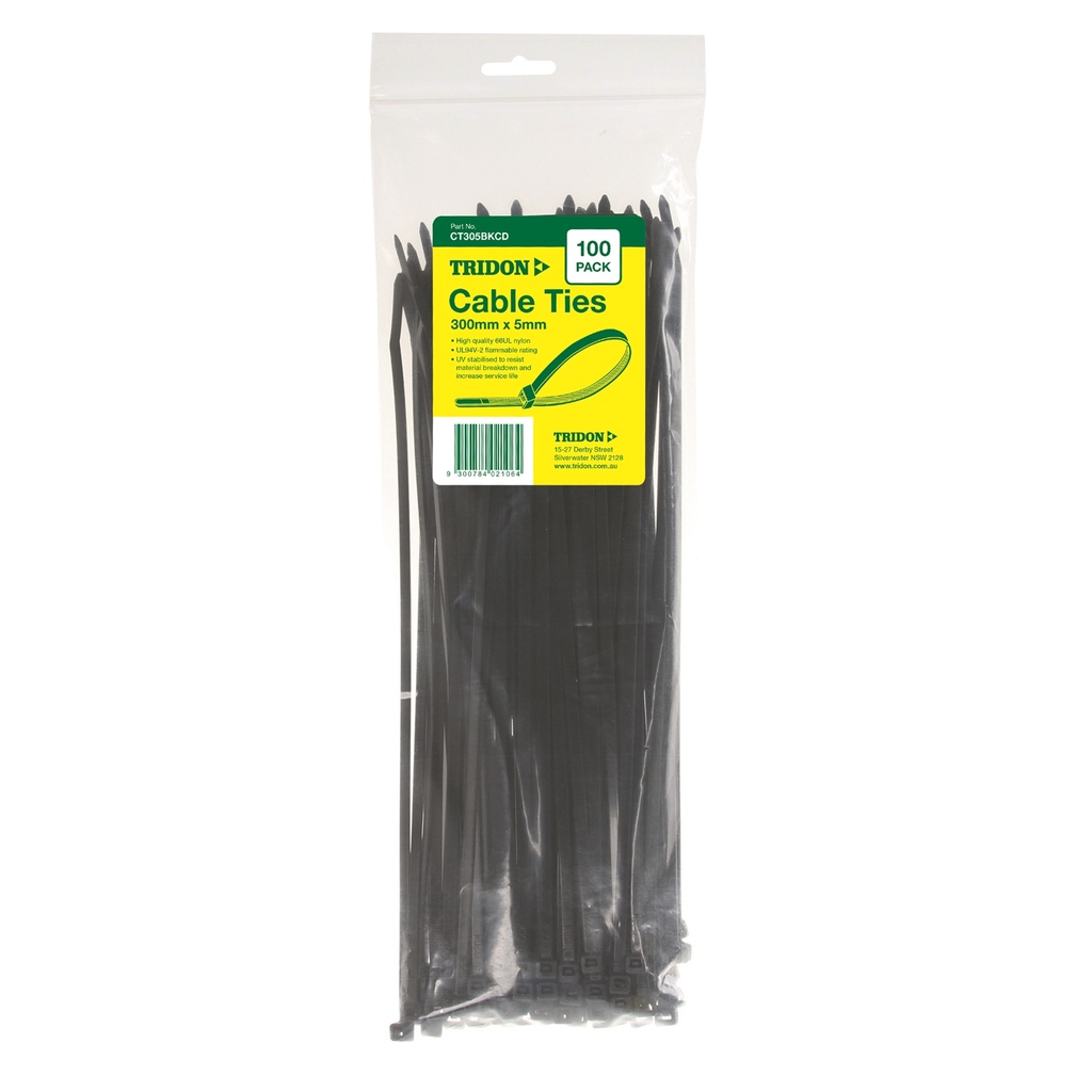 CT305BKCD-25 Cable Tie - Black