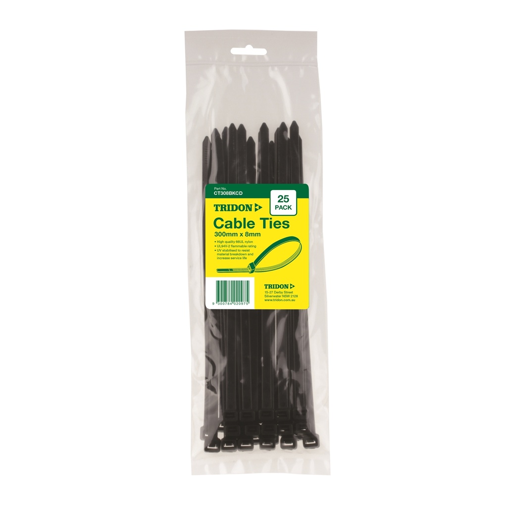 CT308BKCD Cable Tie - Black