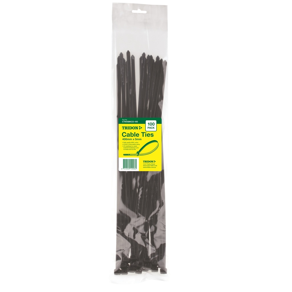 CT405BKCD-100 Cable Tie - Black
