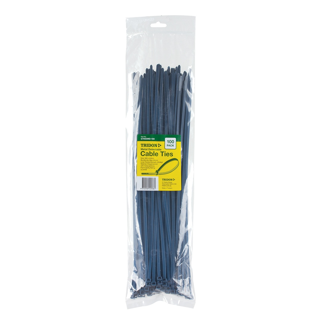 CT405MD-100 Cable Tie - Metal Detectable
