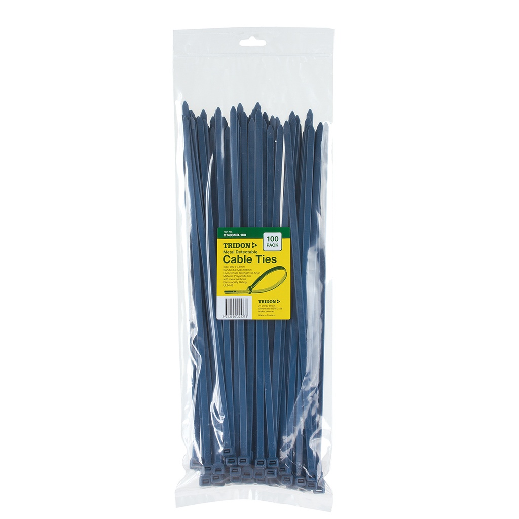 CT408MD-100 Cable Tie - Metal Detectable