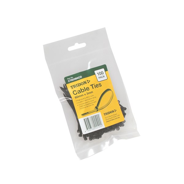 CT603BKCD Cable Tie - Black