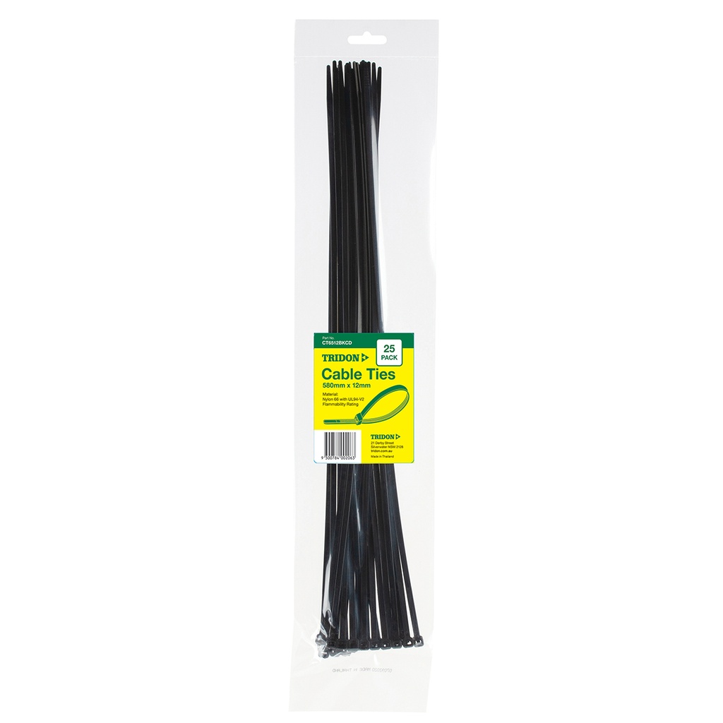 CT6512BKCD Cable Tie - Black