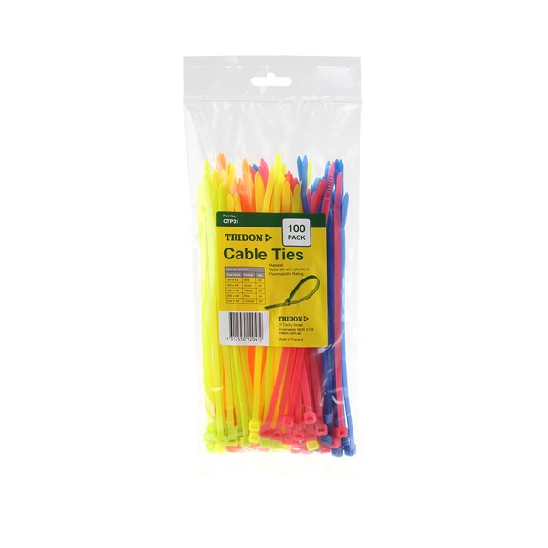 [180-CTP31] CTP31 Cable Tie Combo Pack - Assorted Colours
