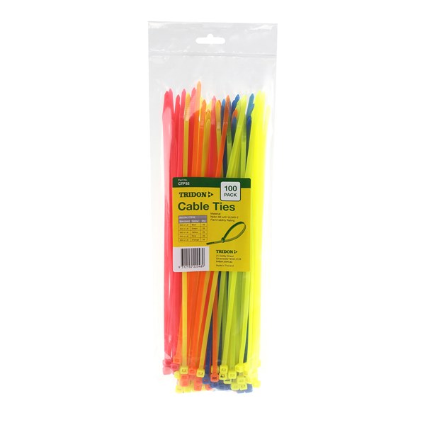 [180-CTP32] CTP32 Cable Tie Combo Pack - Assorted Colours