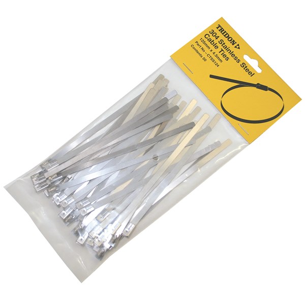 [180-CTSS208] CTSS208 Cable Ties Stainless Steel