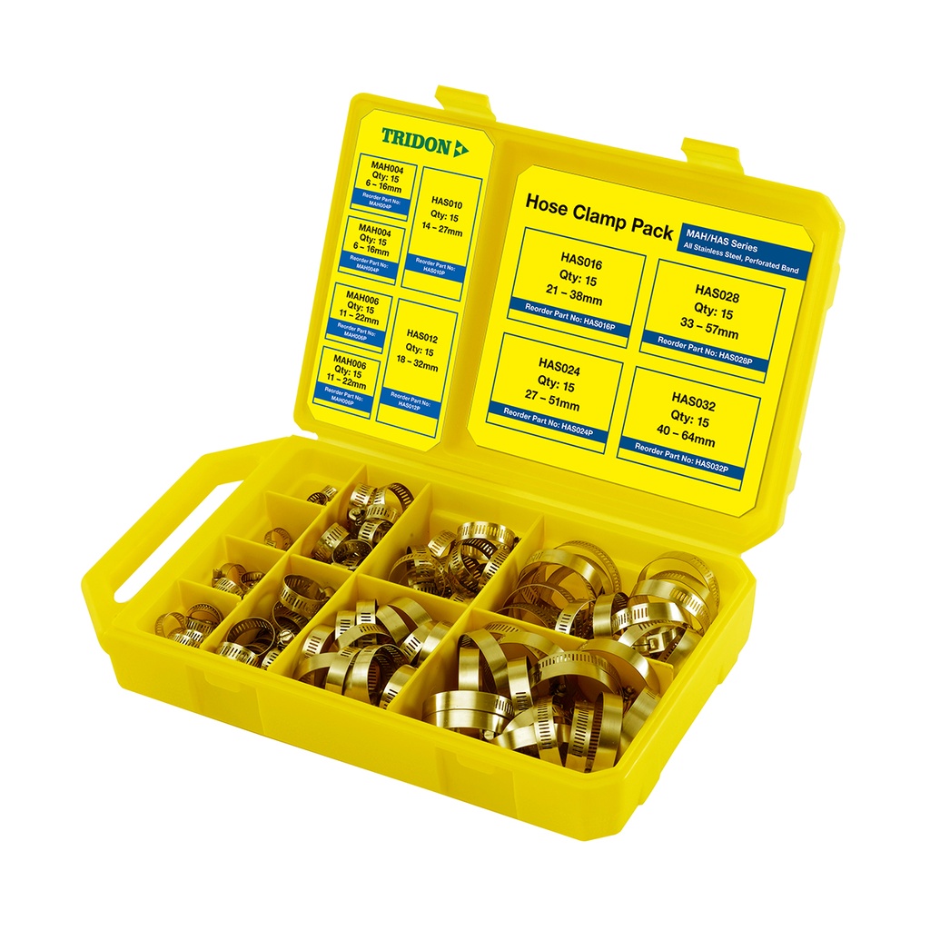 [180-CWP150SS] WORKSHOP PACK (150 CLAMPS FULL S/S)